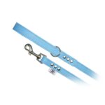 buddy-belts-all-leather-leash-premium-blue-threequarter-in
