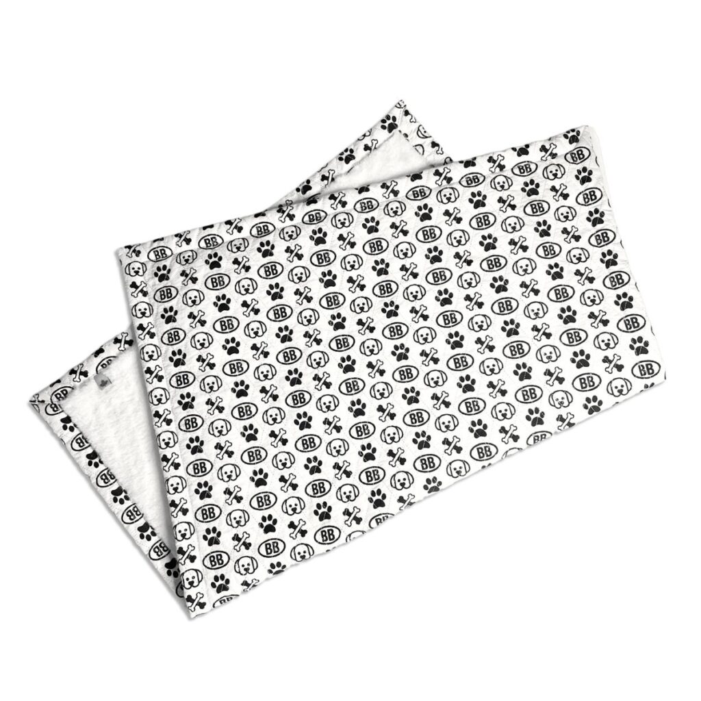 buddy belts pet blanket signature blanc
