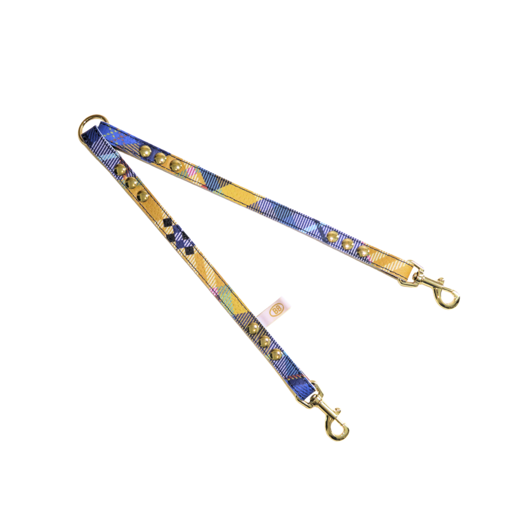 buddy belts leather coupler limited tartan