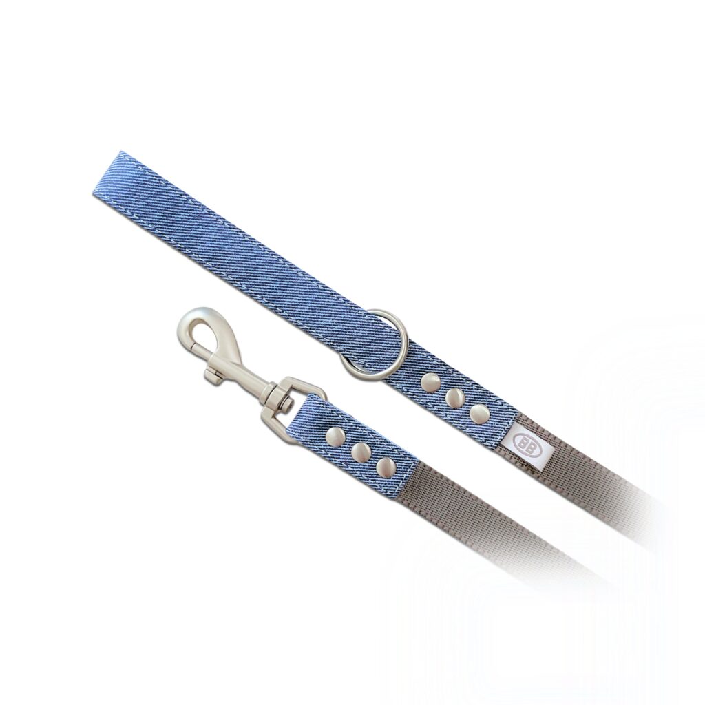 buddy belts nylon leash three quarter inch limited dungaree