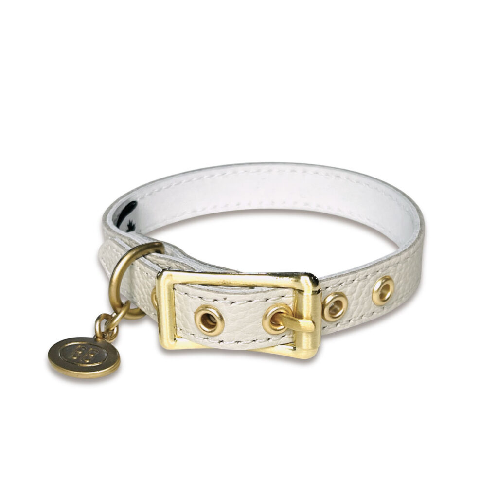 buddy belts collar limited milk tea